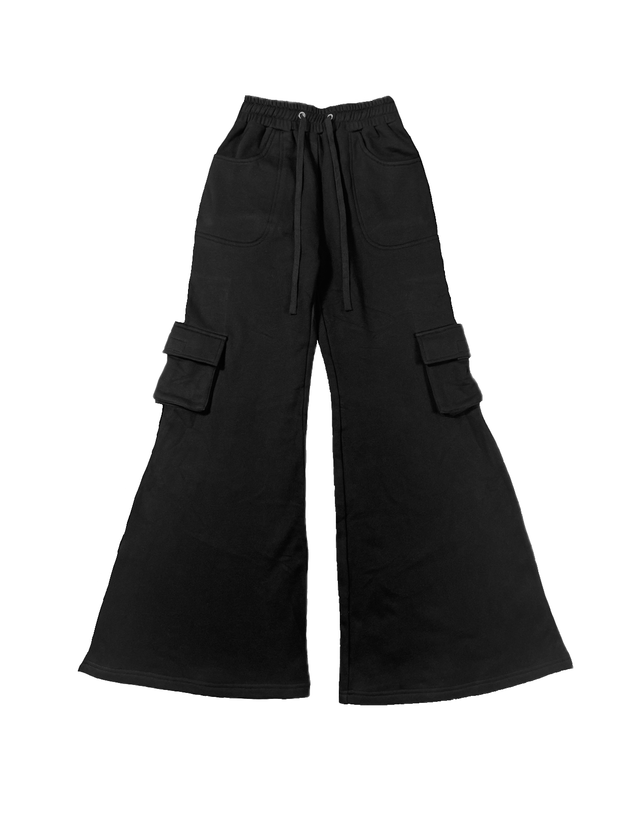 FLARED CARGO SWEATS